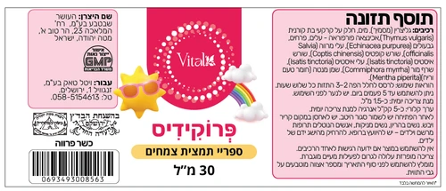 פרוקידיס-להקלה בכאבי גרון